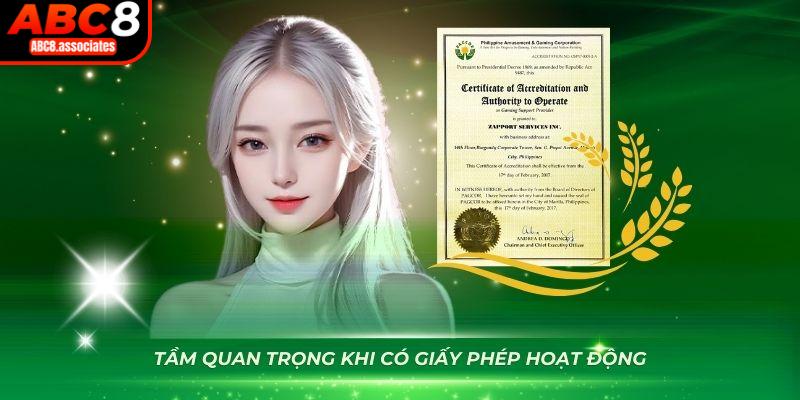 Khái quát giấy phép hoạt động